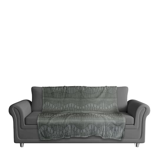 Lace Pattern Coral Fleece Blanket